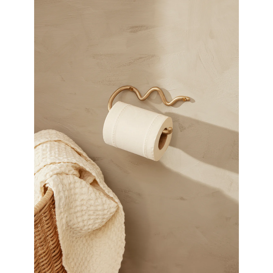 FERM LIVING | CURVATURE TOILET PAPER HOLDER | $69.00