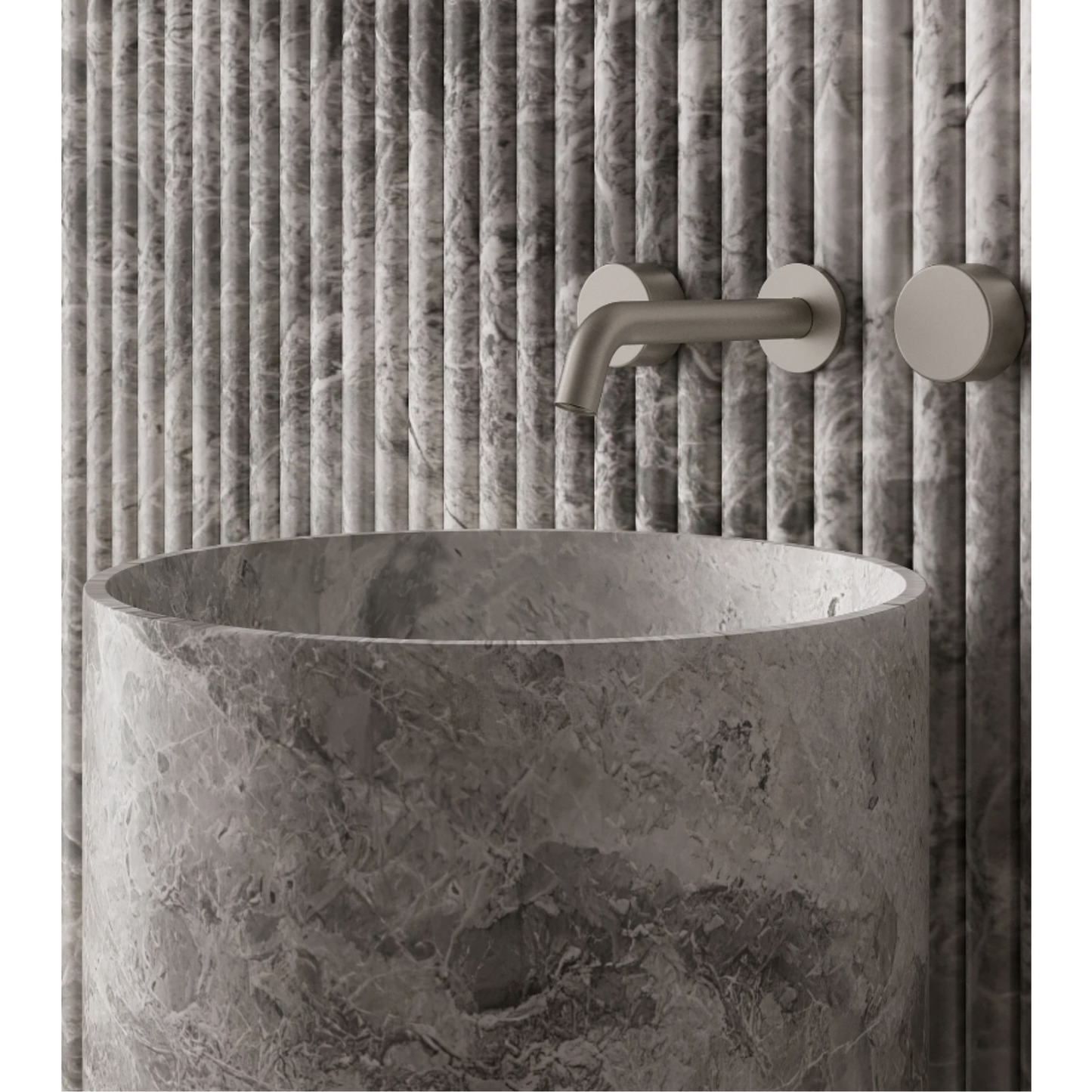 ELEMENTO BATH | ORBITA STONE PEDESTAL SINK | $5,349.30 -  $10,945.00