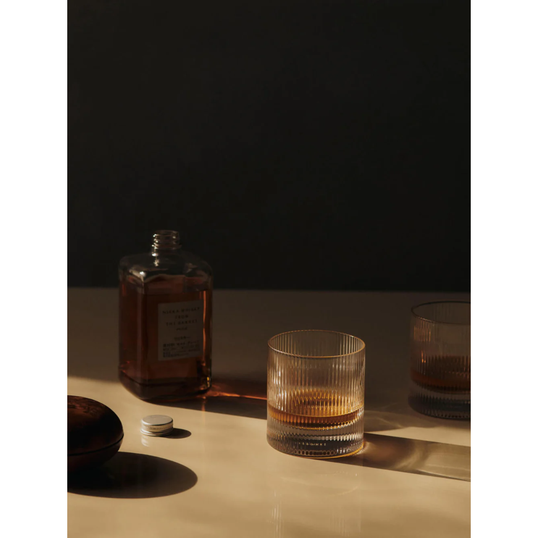FERM LIVING | RIPPLE TUMBLER GLASSES SET OF 2 | $65.00
