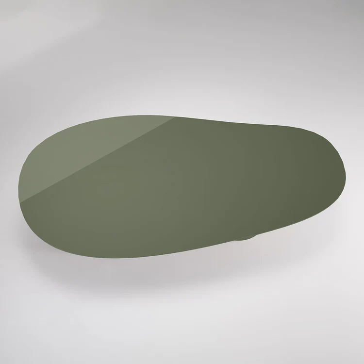 SECOLO | LAGHI II GLOSSY GREEN WOOD DINING TABLE | $24,730