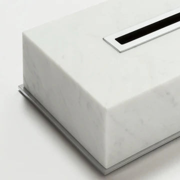 GIOBAGNARA | POSITANO MARBLE RECTANGULAR TISSUE HOLDER #5 | $1,475.00