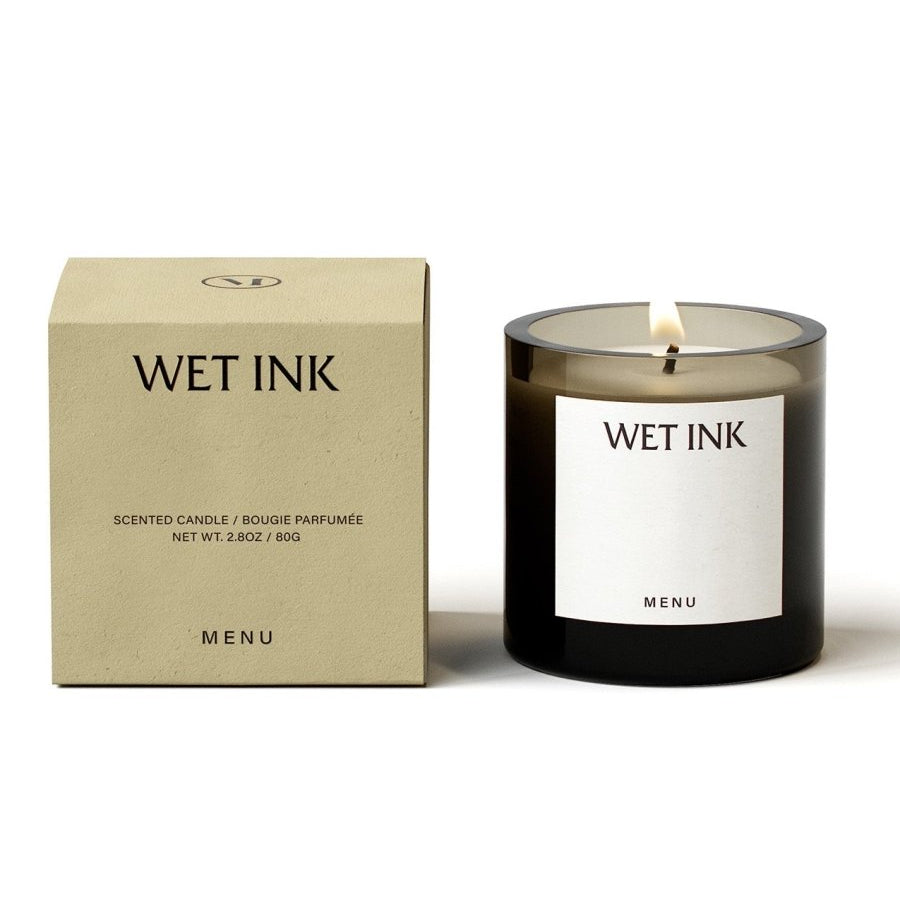 Olfacte Scented Candle, Wet Ink