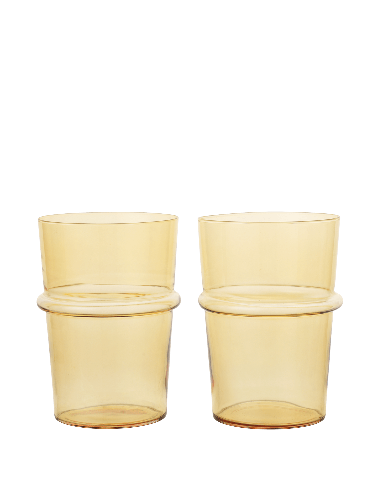 Ferm Living Boya Tall Glasses Yellow
