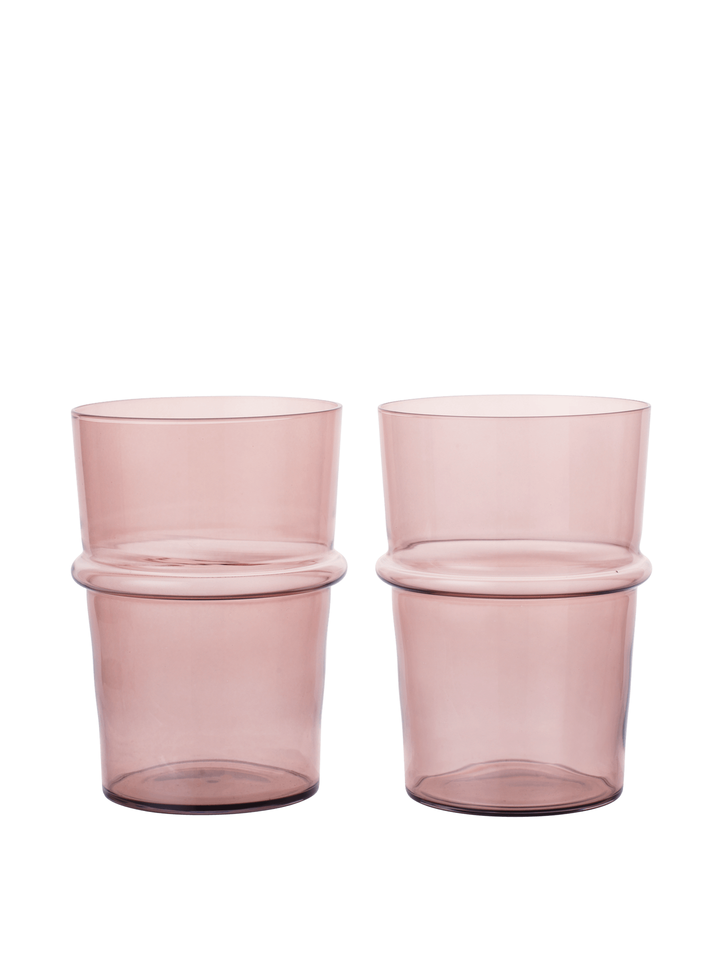Ferm Living Boya Tall Glasses Mauve