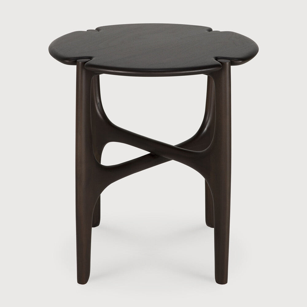 ETHNICRAFT PI SIDE TABLE - MAHOGANY DARK BROWN | $549.00