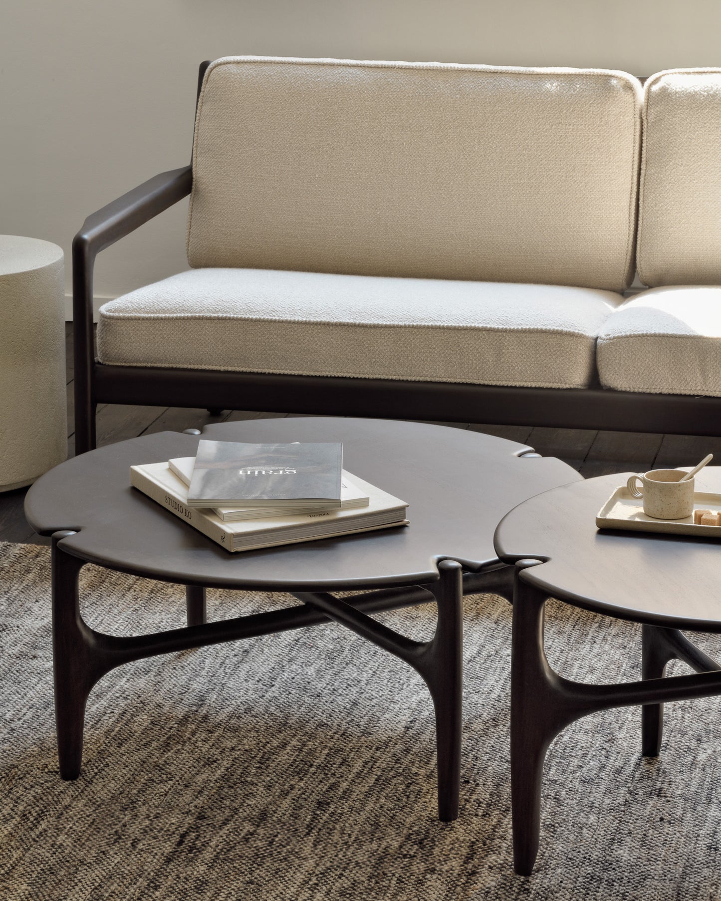 ETHNICRAFT PI COFFEE TABLE - MAHOGANY DARK BROWN | $829.00- $1,159.00