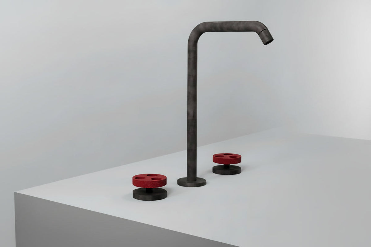 Bongio Bowling 3-Hole Basin Mixer High 355mm