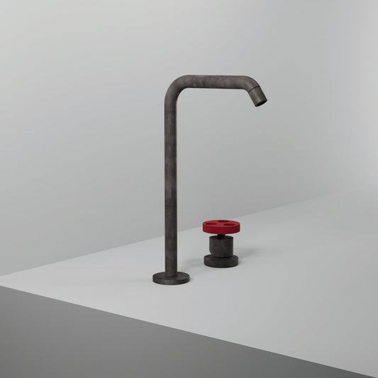 Bongio Bowling 2-Hole Basin Mixer High Spout 355mm