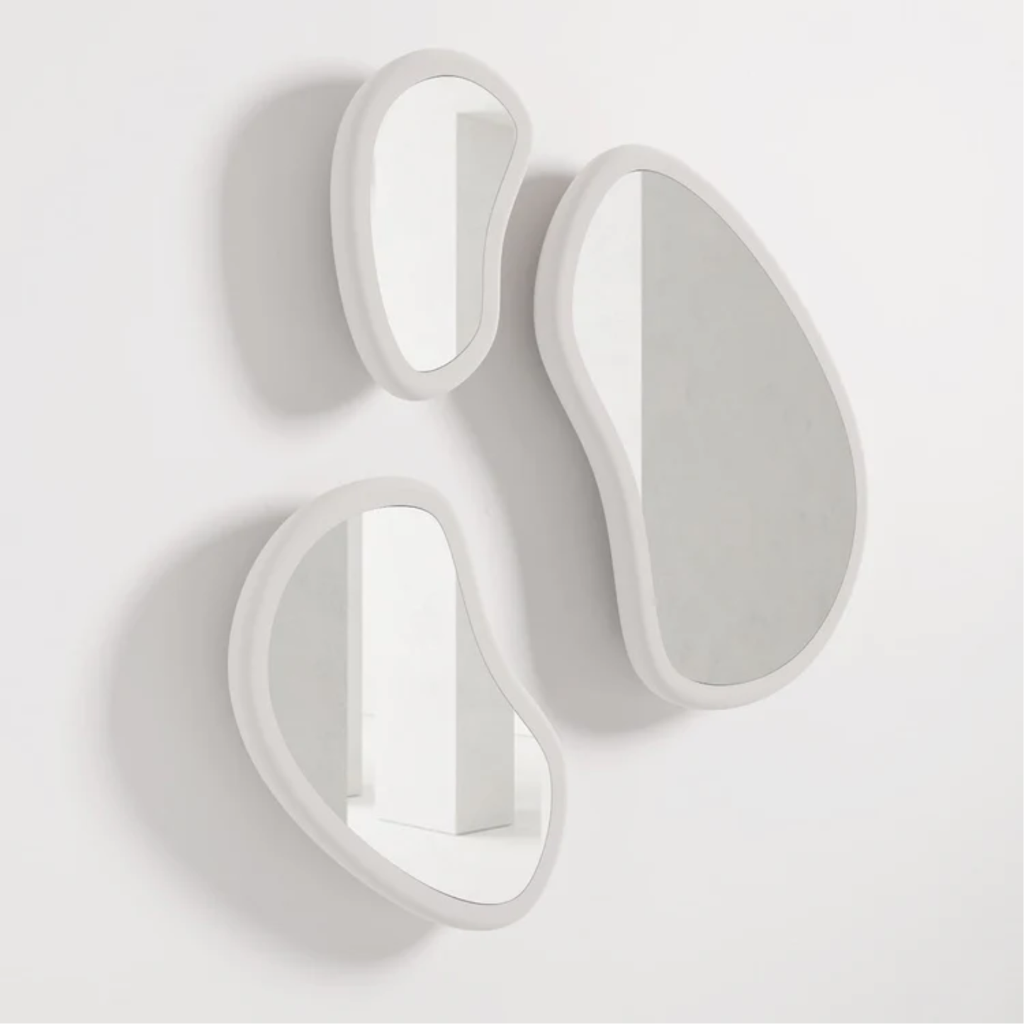SECOLO | LAGHI WHITE SET OF 3 MIRRORS | $4,510
