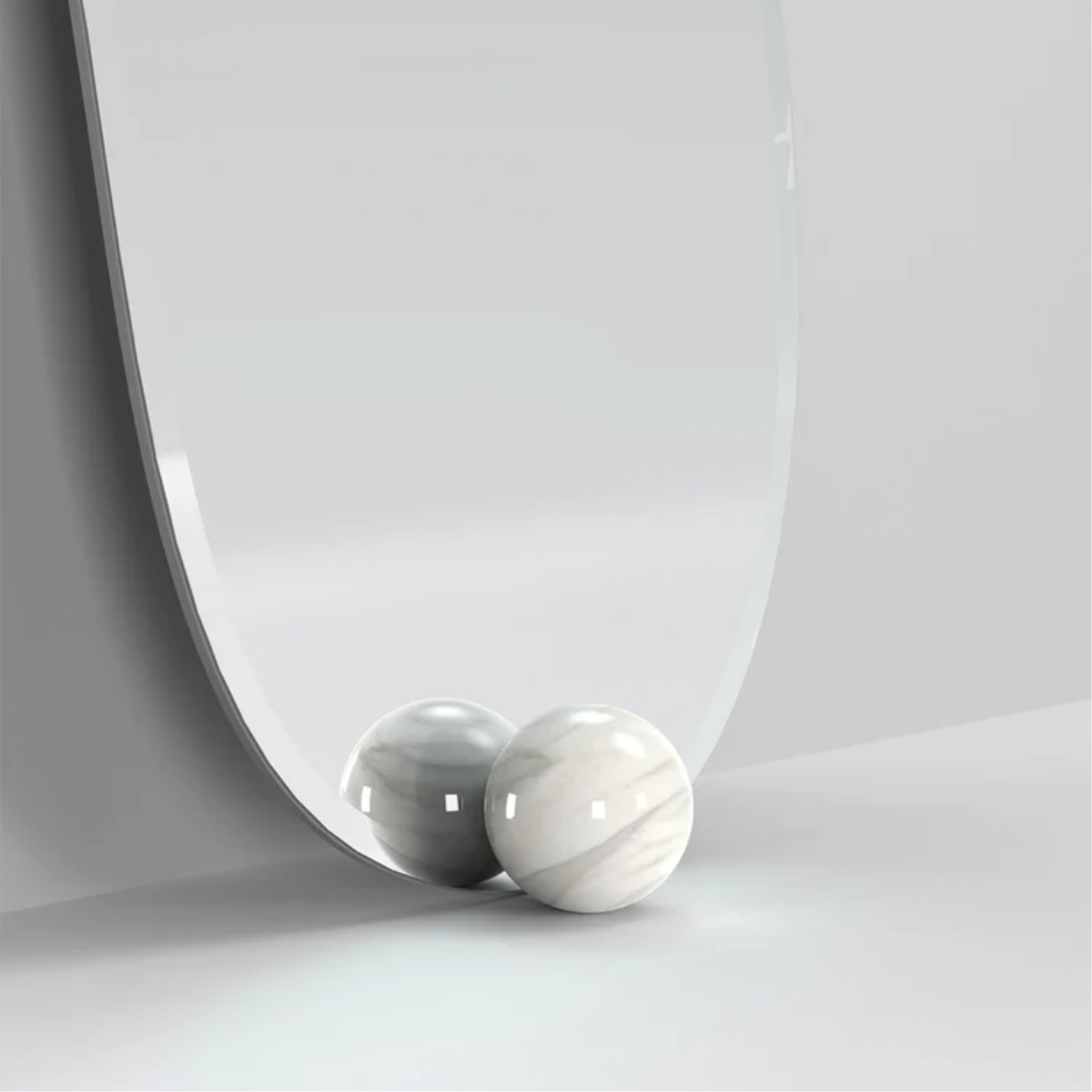 SECOLO | 1931 MARBLE FLOOR MIRROR | $4,375