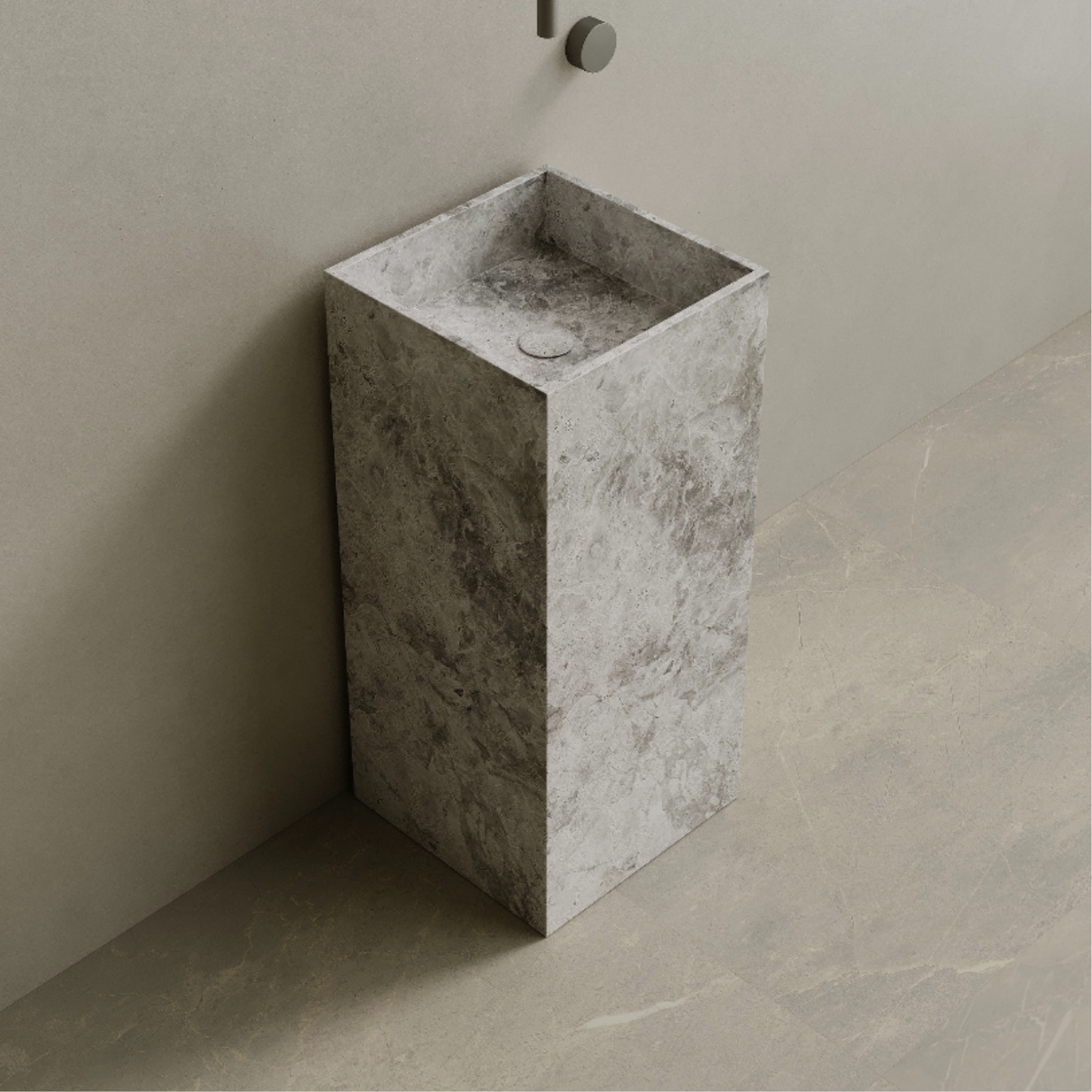 ELEMENTO BATH | QUARO HANDCRAFTER STONE PEDESTAL SINK | $3,313.20 - $6,894.80