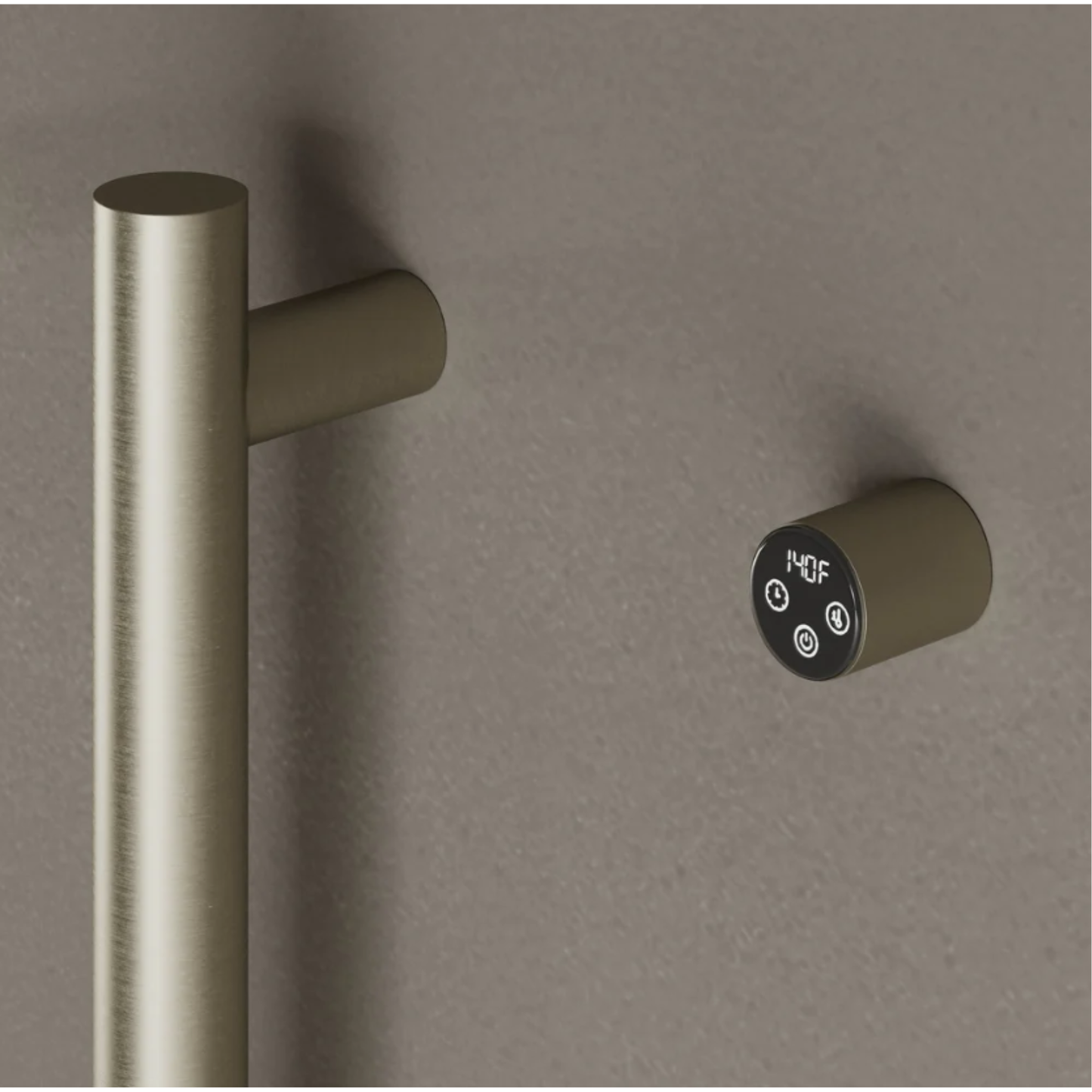 ELEMENTO BATH | WALL-MOUNTED TOWEL WARMER WITH DIGITAL DISPLAY | $1,410.02 - $1,464.69