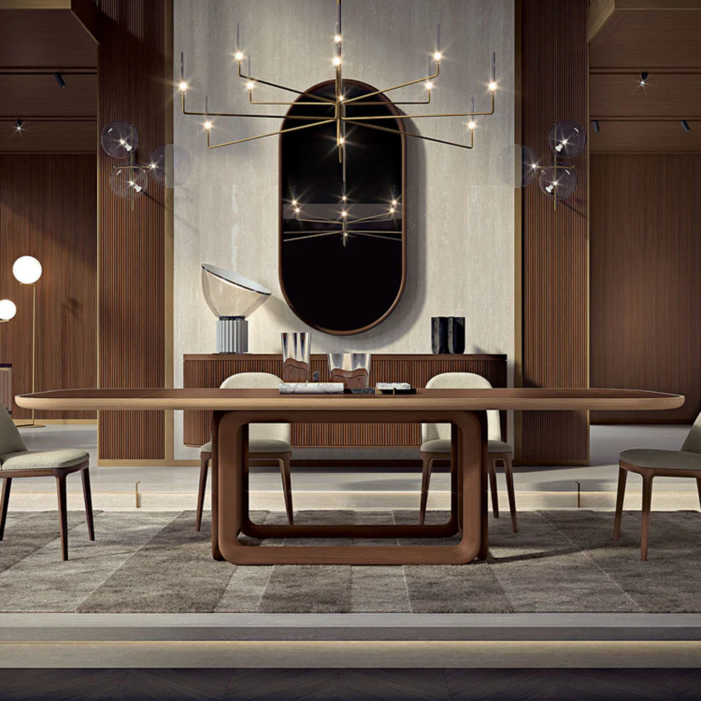 BAMAX | RECTANGULAR CANALETTO TABLE | $22,320.00