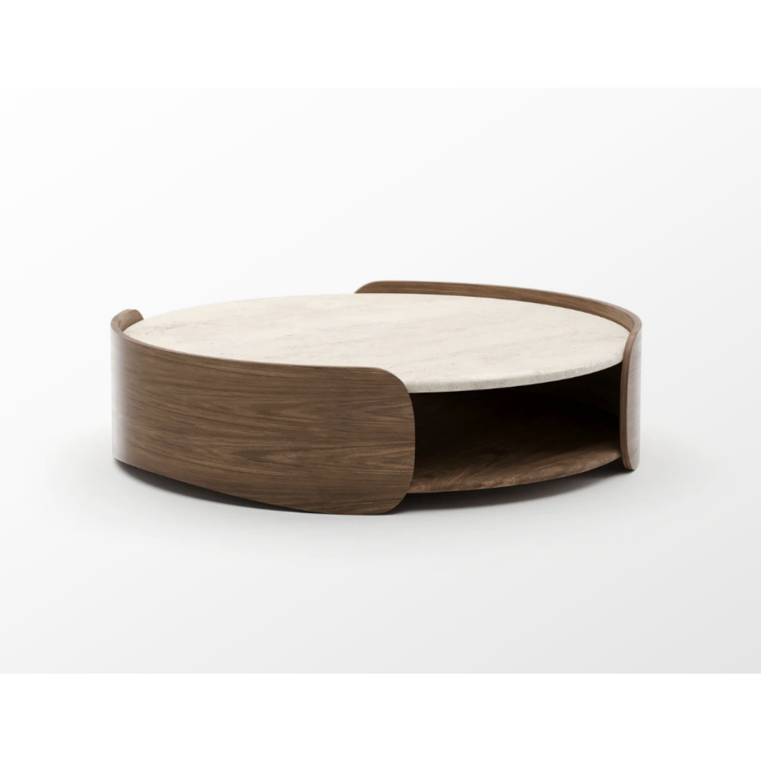 CARACOLE | Coffee & Cocktail Table Fleur Open Cocktail Table W/Wood Shelf | $5,920.00