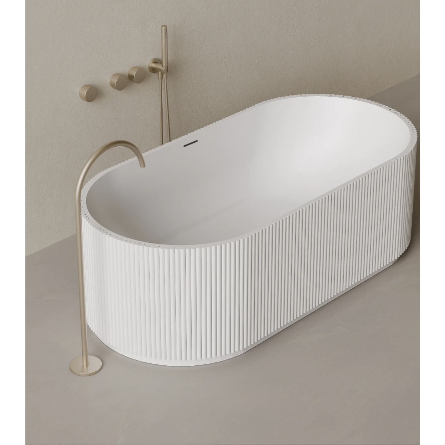ELEMENTO BATH | 65" x 31" OVAL STONE BATHTUB | $5,114.27 - $5,568.36