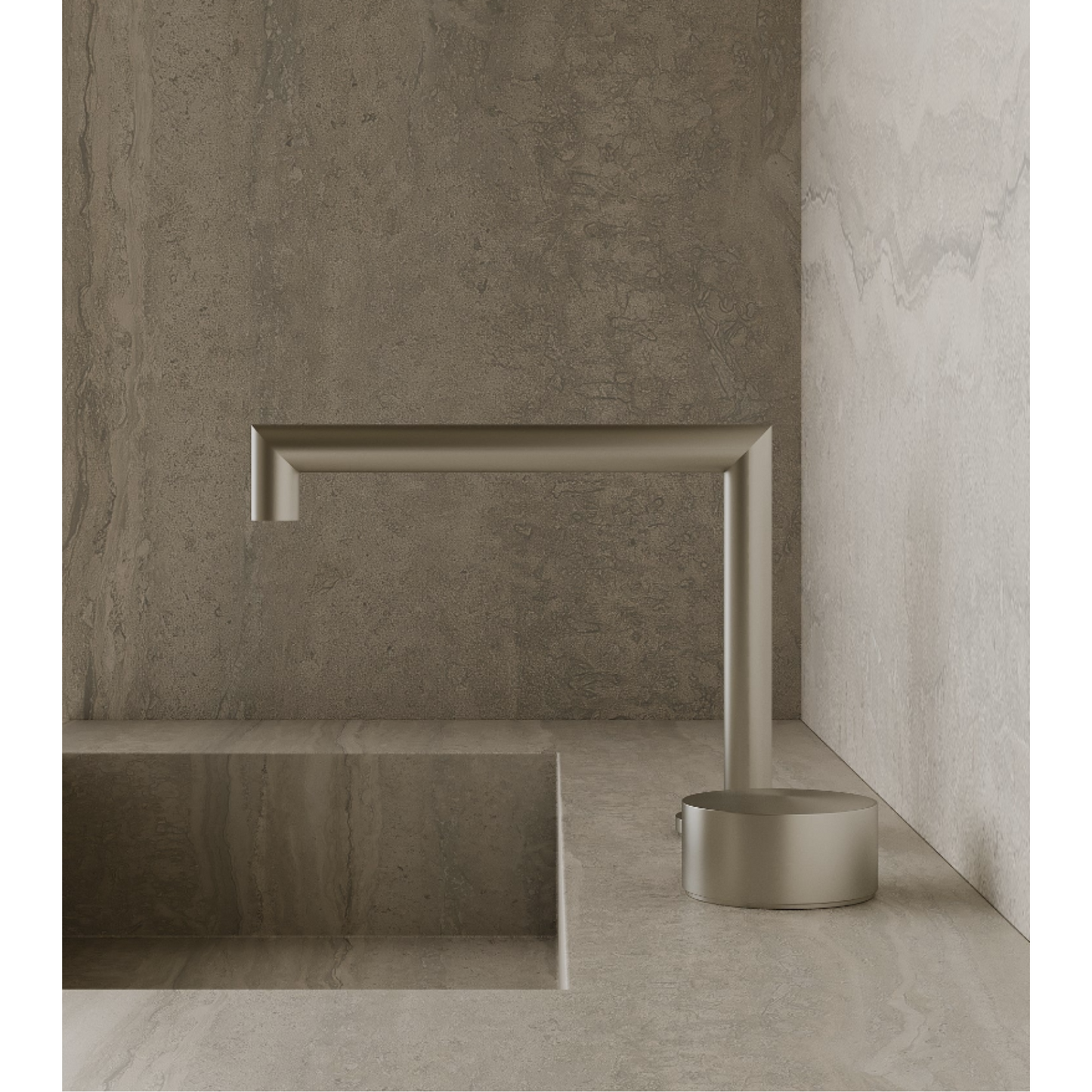 ELEMENTO BATH | SQUARE COUNTER-MOUNTED FAUCET | $930.00 -  $1,095.00