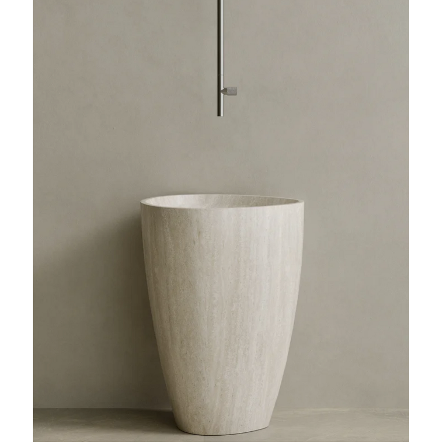 ELEMENTO BATH | FLUVIO STONE PEDESTAL SINK | $6,394.30 - $11,990.00