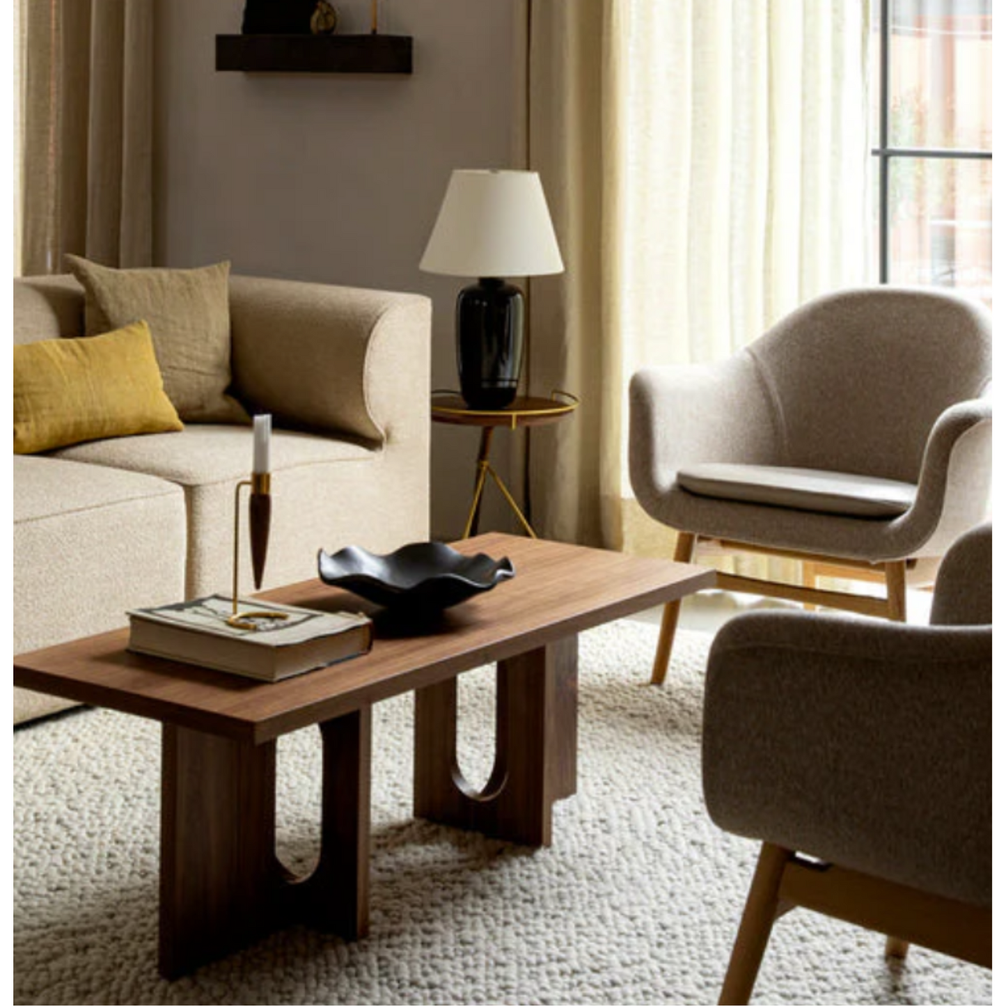 ANDROGYNE LOUNGE TABLE WOOD | $ 1,200.00 - $ 2,745.00