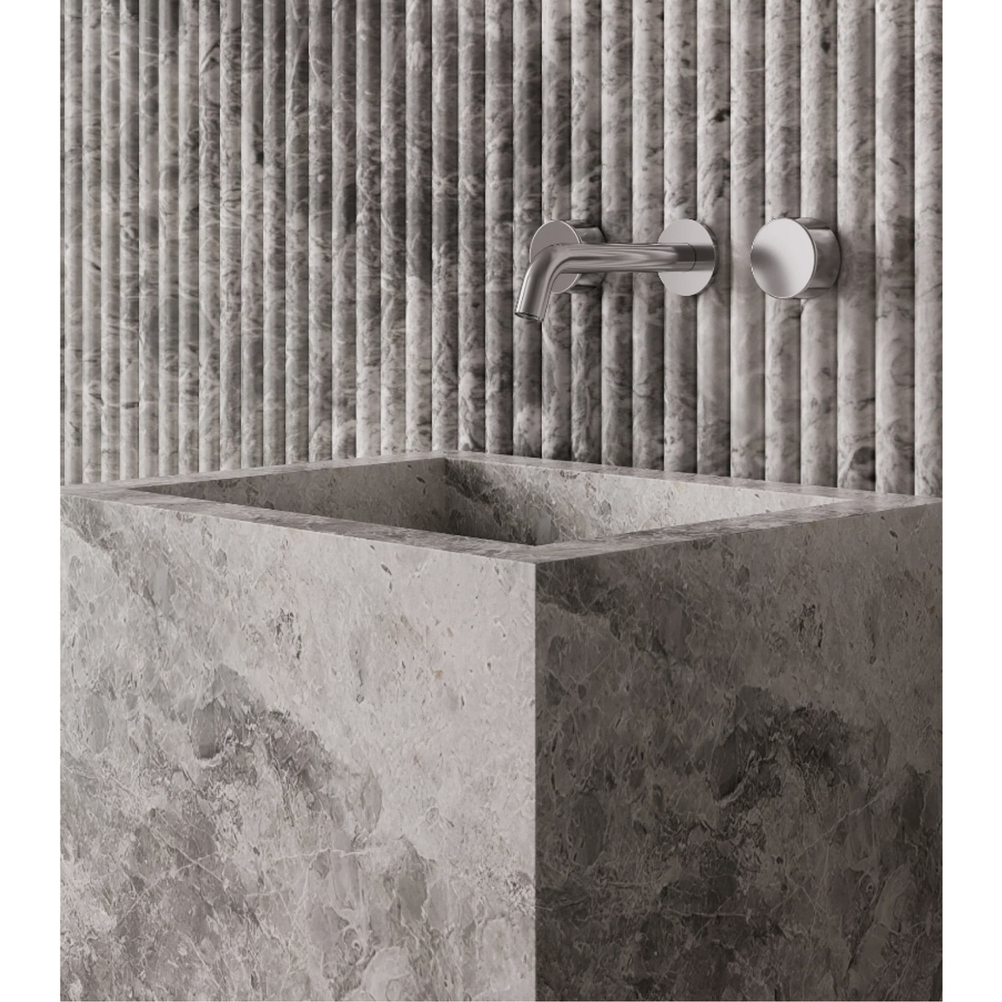 ELEMENTO BATH | QUATTRO STONE PEDESTAL SINK | $3,423.20 - $7,004.80