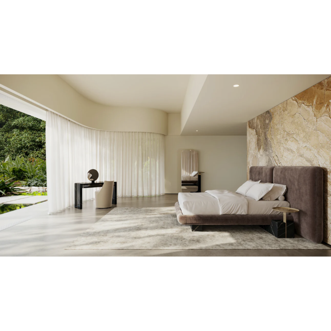 CARACOLE | OVERLAP FLOOR MIRROR DARK BASE | $7,010.00