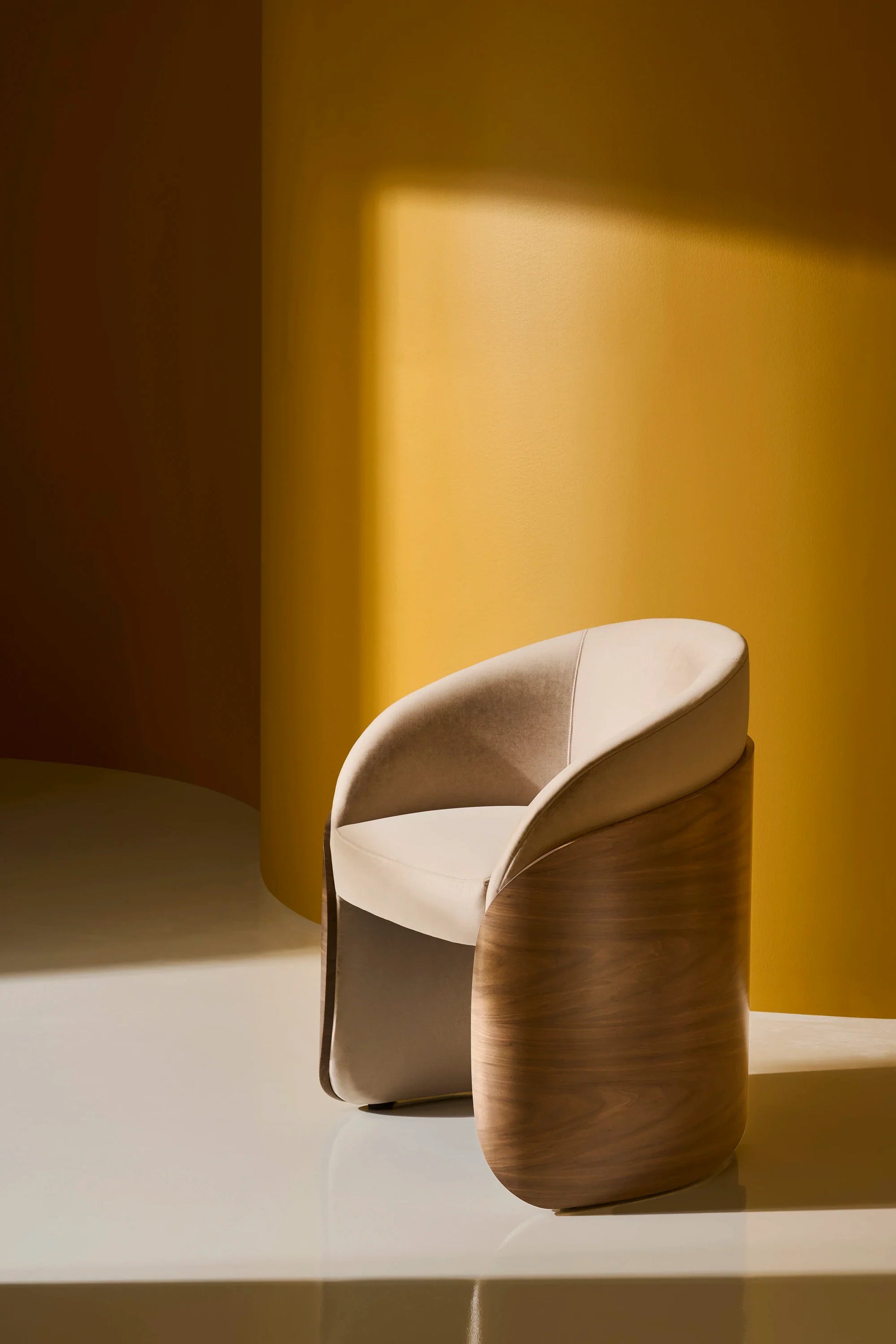 Fleur Wood Back Dining Chair