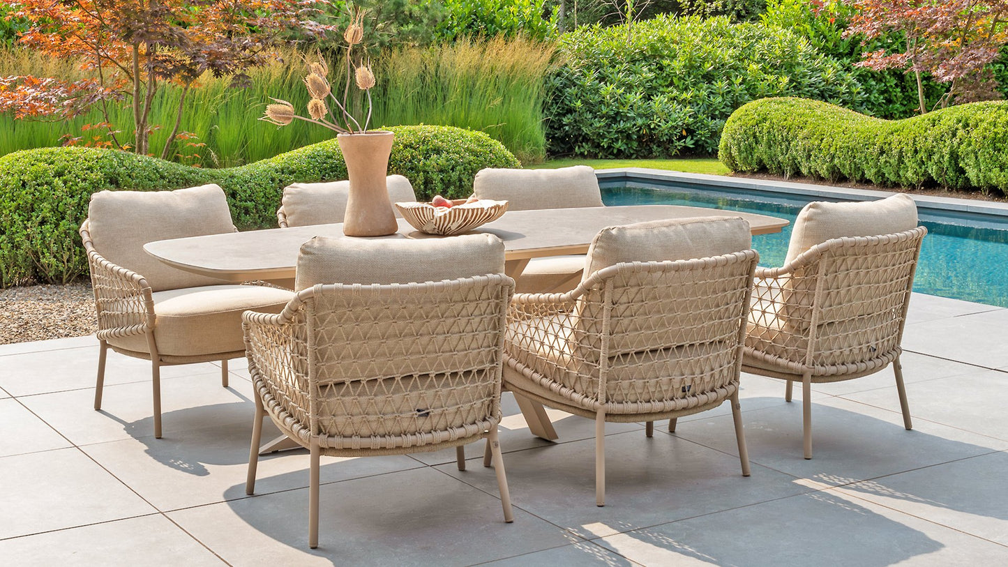4 SEASONS OUTDOOR | SARDINIA LOW DINING CHAIR | SET OF 2 | $3,129.00