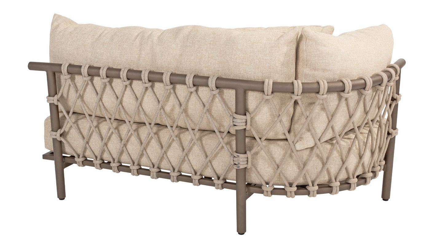 4 SEASONS OUTDOOR | EZRA 2-SEATER RIGHT ARM BENCH | $4,525.00