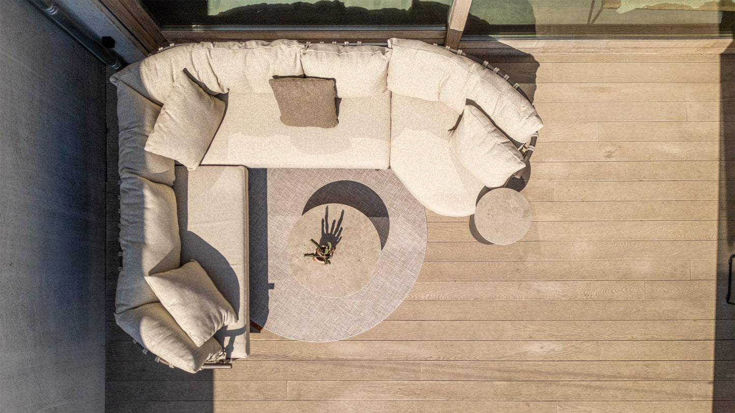 4 SEASONS OUTDOOR | EZRA 2-SEATER RIGHT ARM BENCH | $4,525.00