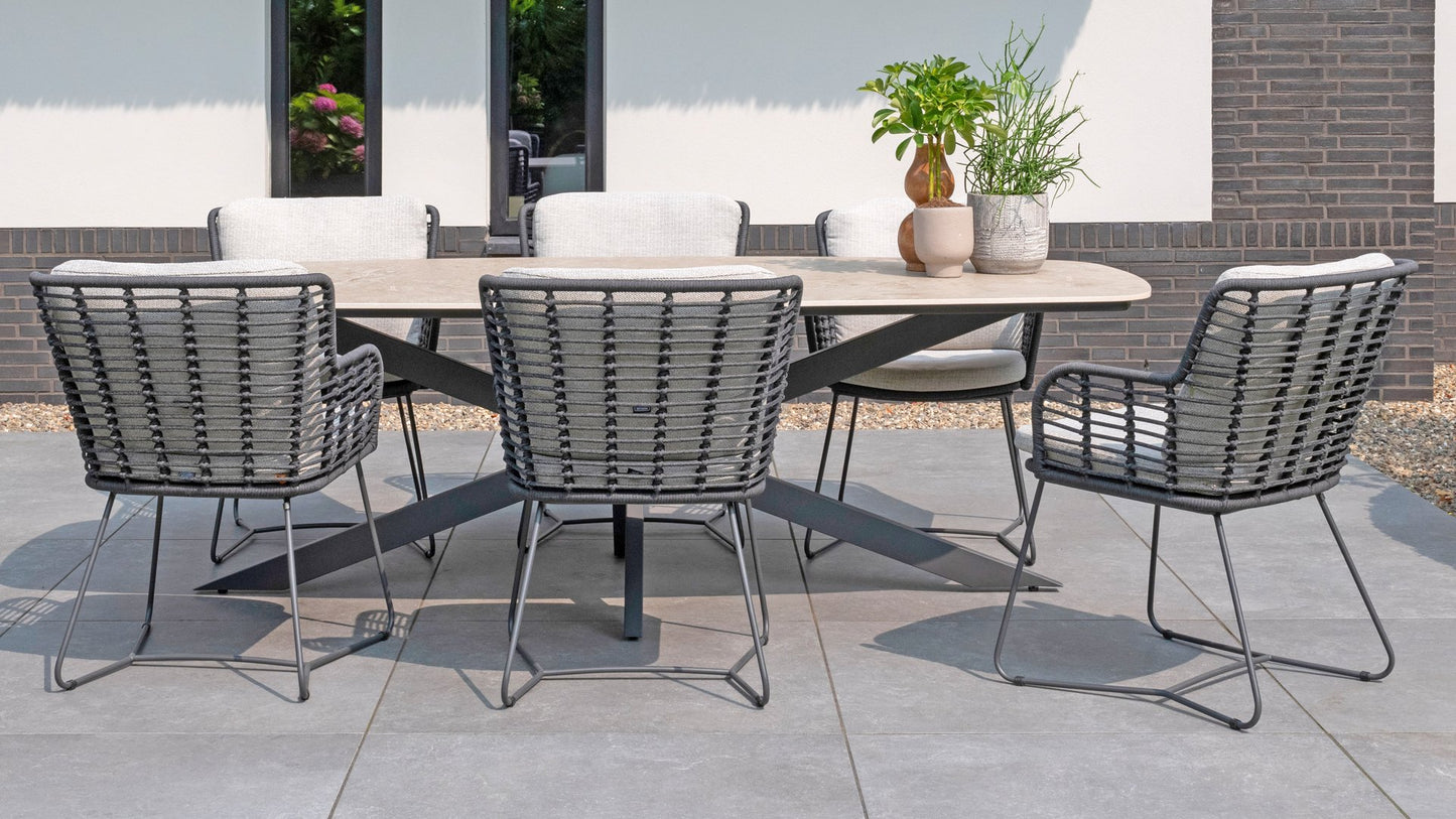 4 SEASONS OUTDOOR | FABRICE DINING CHAIR | SET OF 2 | $2,022.00