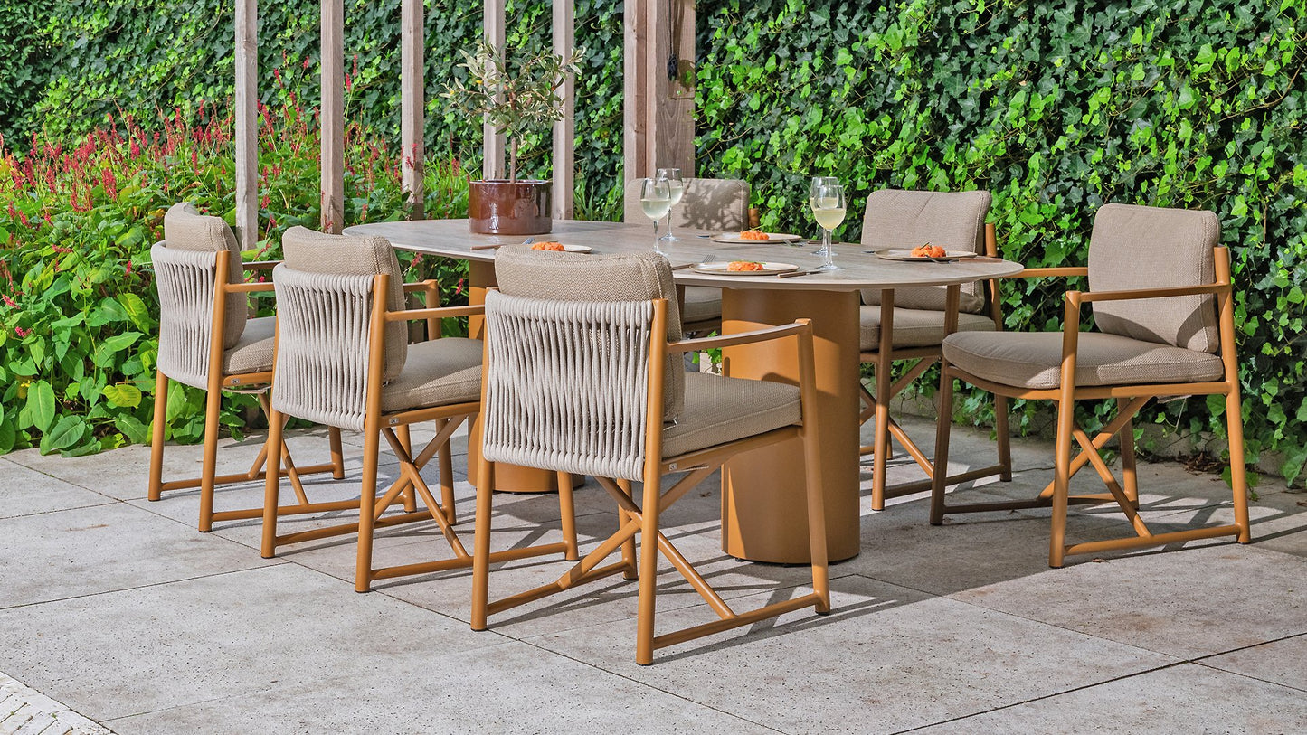 4 SEASONS OUTDOOR | MARINA DINING CHAIR | SET OF 2 | $2,792.00