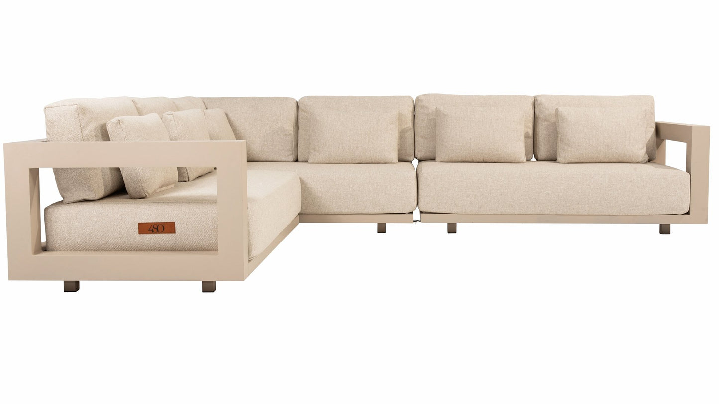 4 SEASONS OUTDOOR | METROPOLITAN 2.5-SEATER LEFT ARM BENCH | $4,259.00