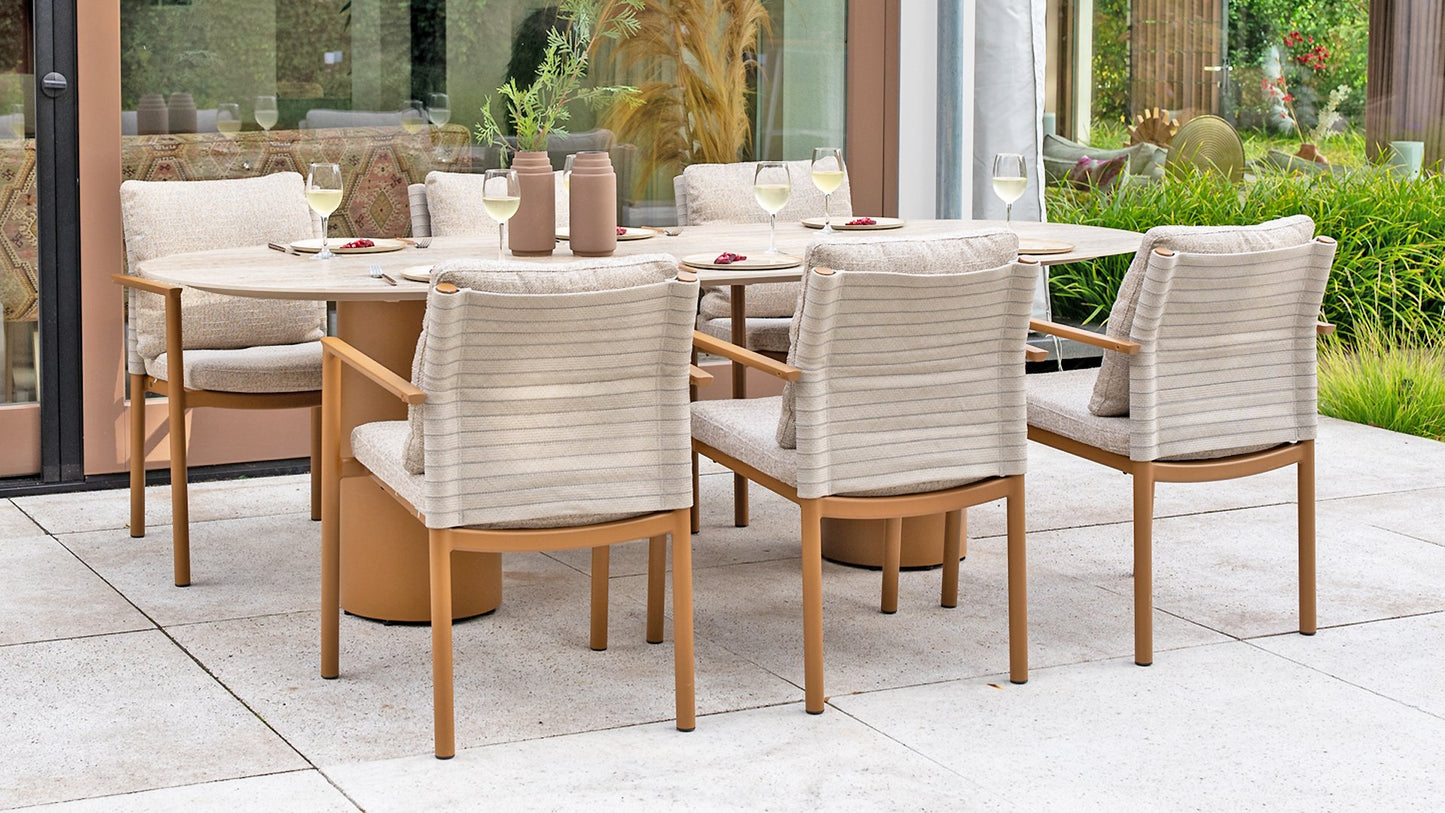 4 SEASONS OUTDOOR | SAFINA DINING CHAIR | SET OF 2 | $2,604.00