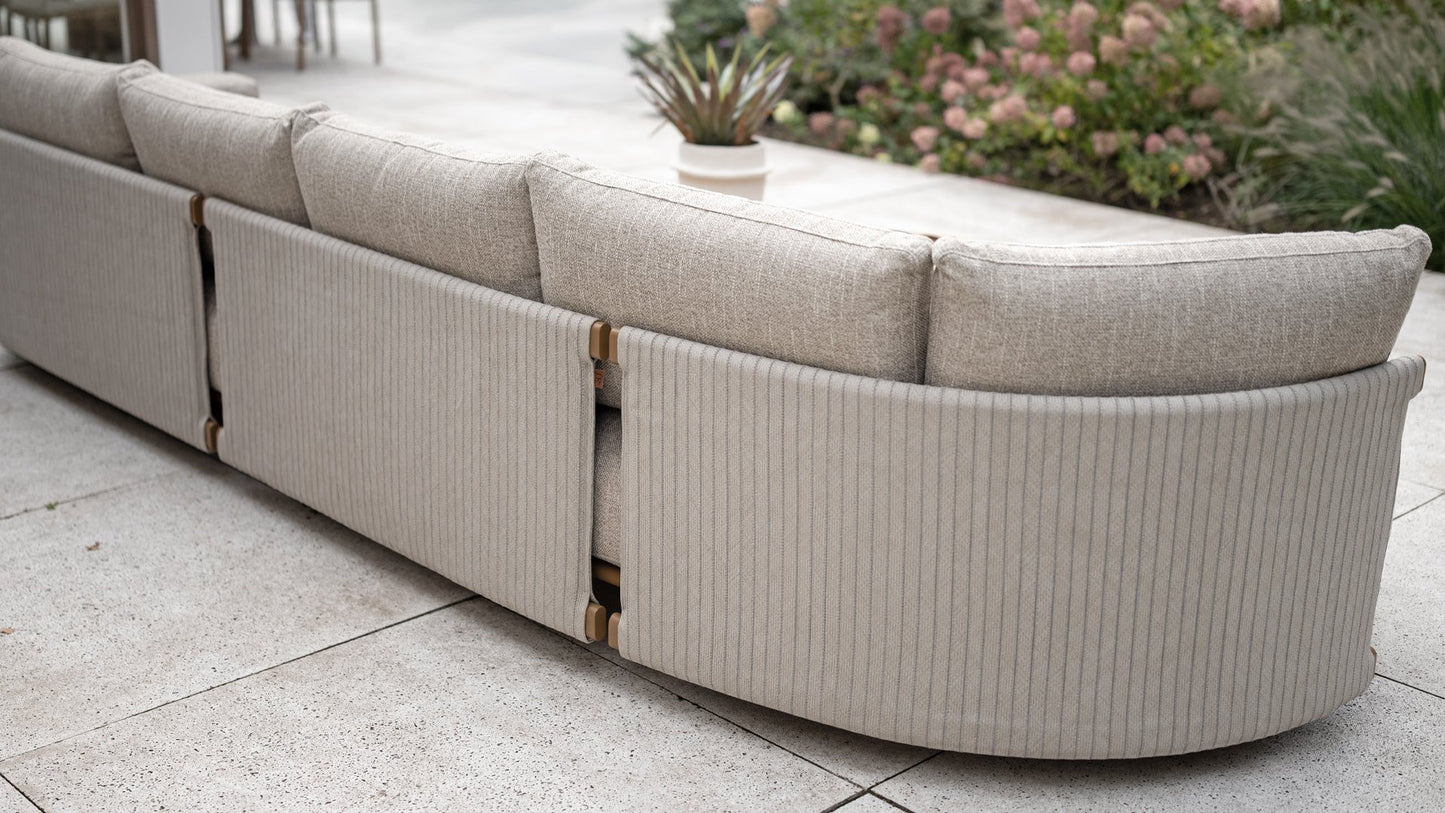 4 SEASONS OUTDOOR | SAFINA 3-SEATER LEFT ARM BENCH | $6,214.00
