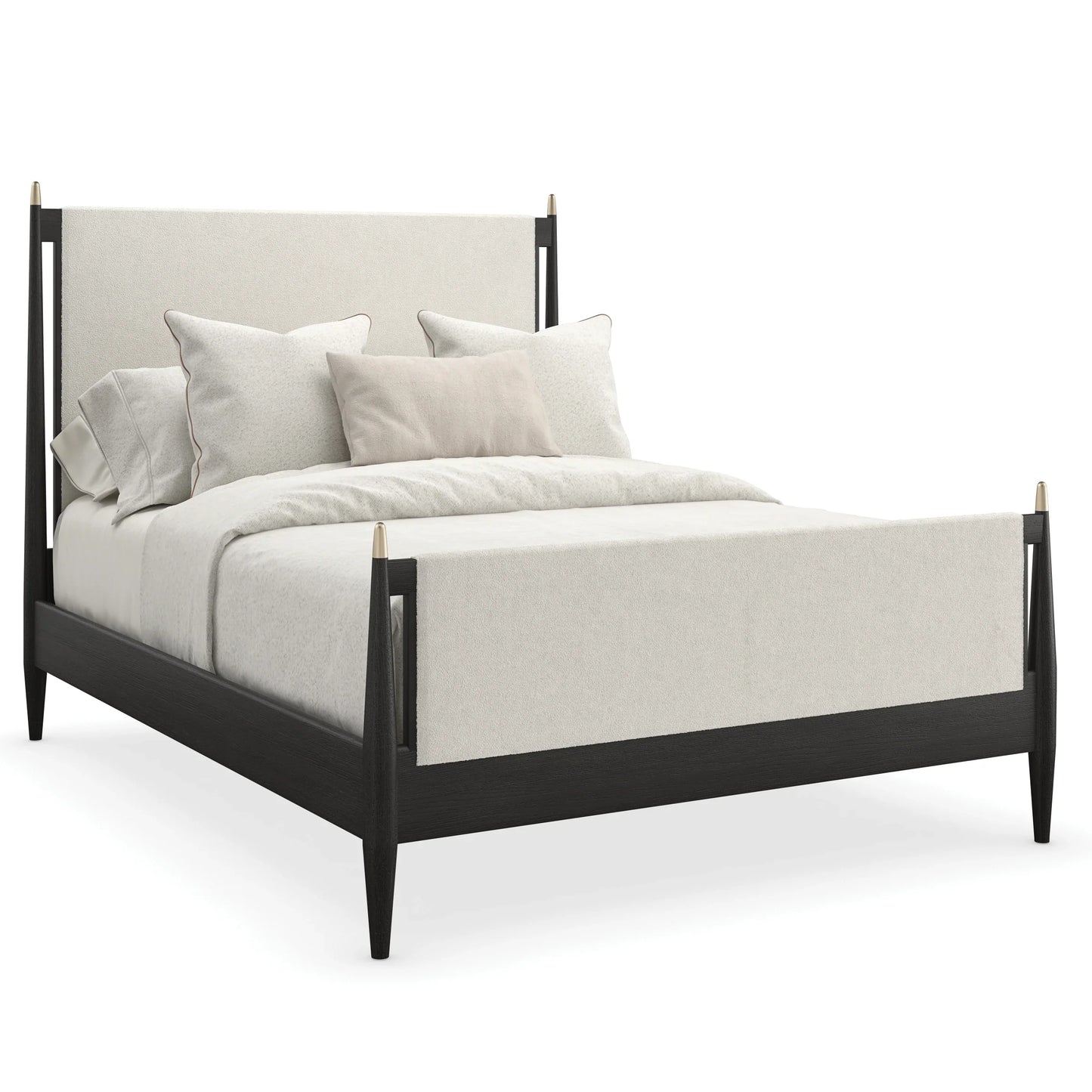 Unity Bed - Queen Black Stained Ash