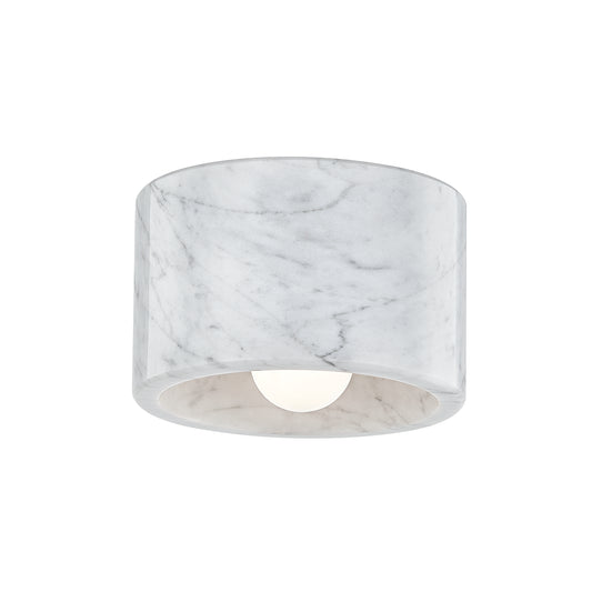 HUDSON VALLEY LIGHTING | LORIS FLUSHMOUNT - WHITE MARBLE | $462.00