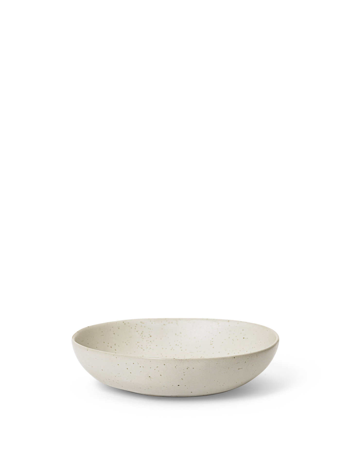 Ferm Living Flow Bowl Large Off-White Speckle