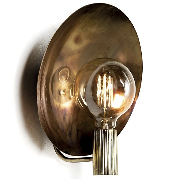Lund Wall Sconce by Four Hands - Burnt Brass