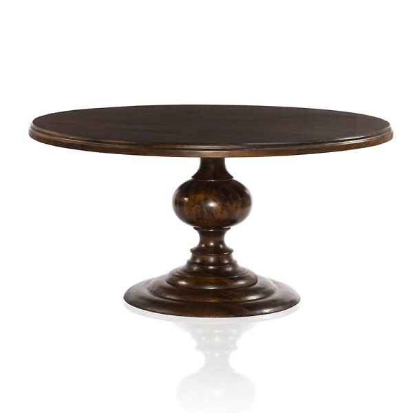 Magnolia Round Dining Table-Dark Oak