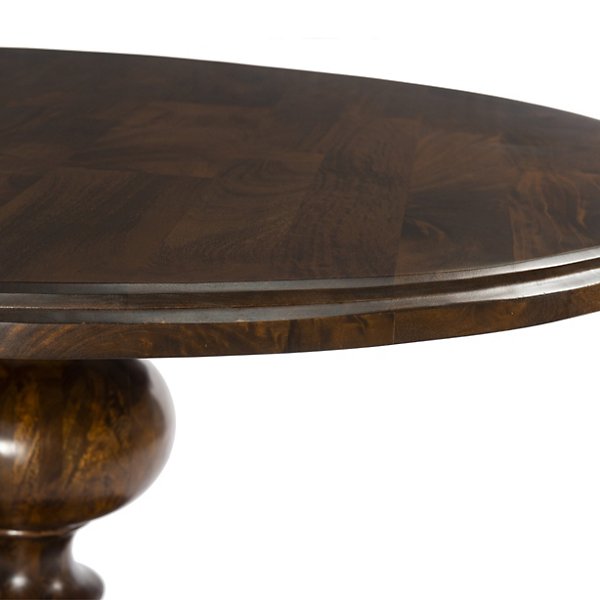 Magnolia Round Dining Table-Dark Oak