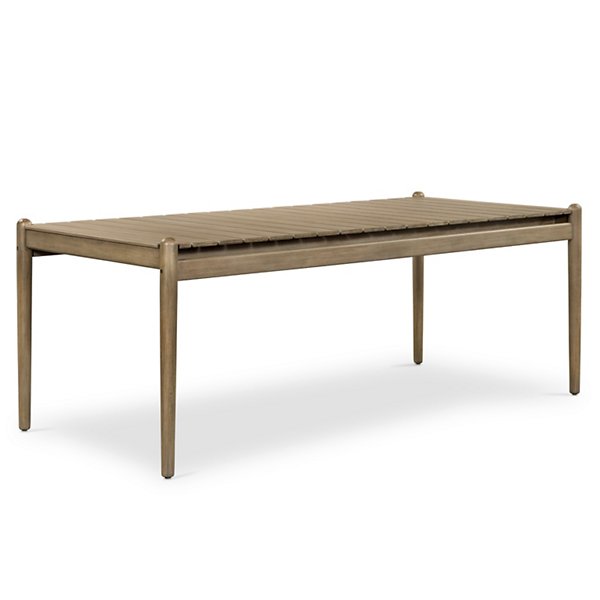 FOUR HANDS | Rosen Outdoor Dining Table-Natural Eucalyptus | $1,549