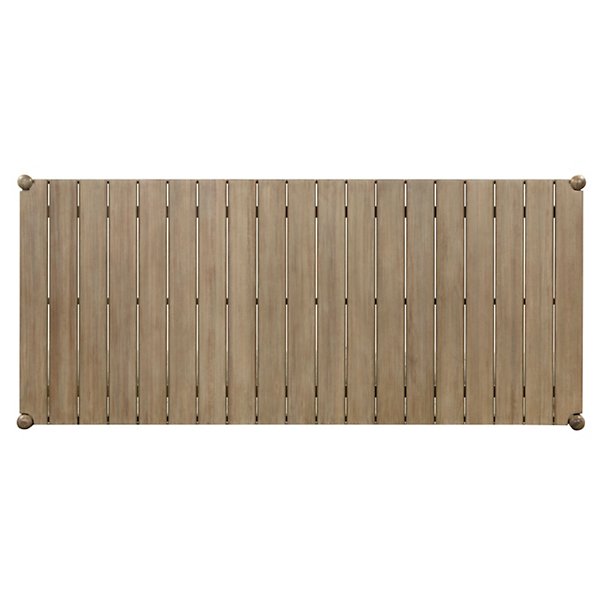 Rosen Outdoor Dining Table-Natural Eucalyptus