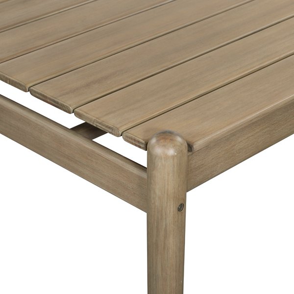 Rosen Outdoor Dining Table-Natural Eucalyptus