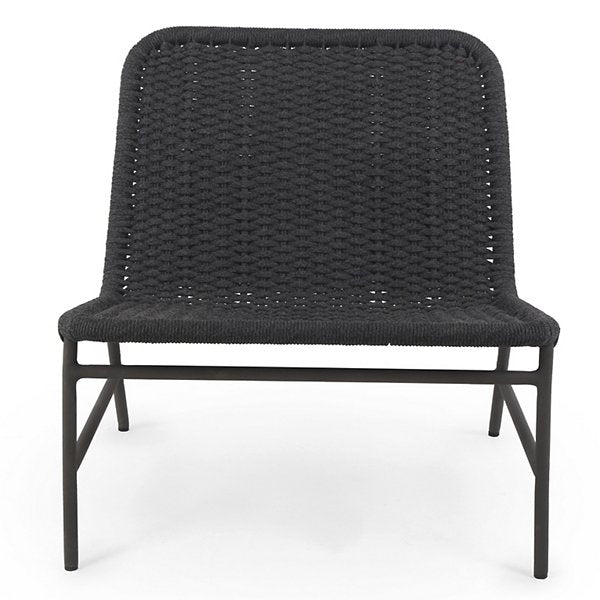 Bruno Outdoor Lounge Chair-Dark Grey