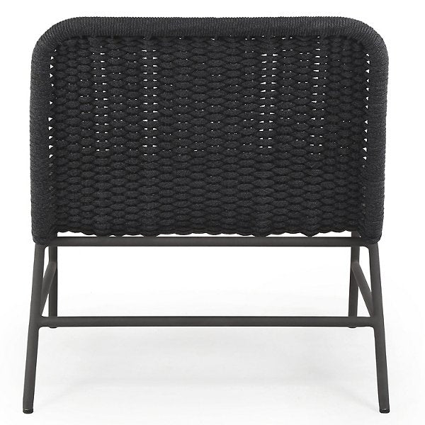 Bruno Outdoor Lounge Chair-Dark Grey