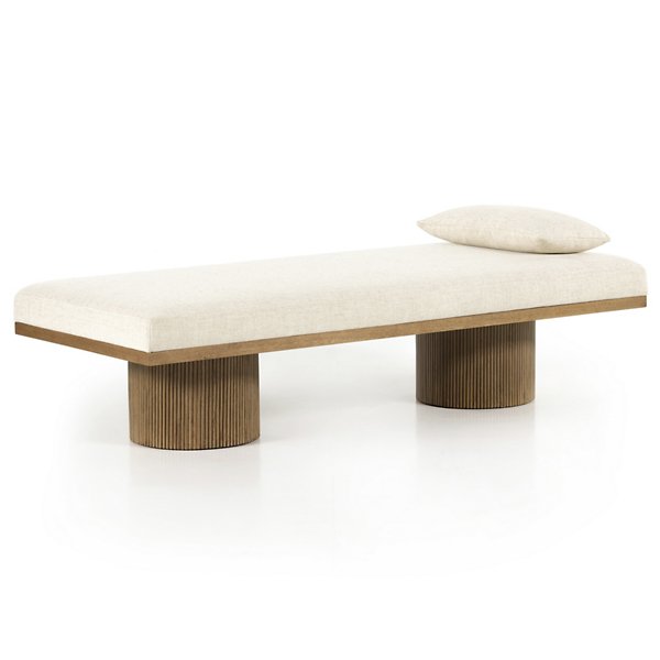 Jakobi Chaise by Four Hands - Thames Cream