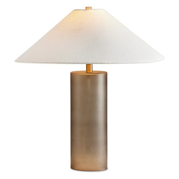 Patton Table Lamp by Four Hands - Smoked Blown Glass