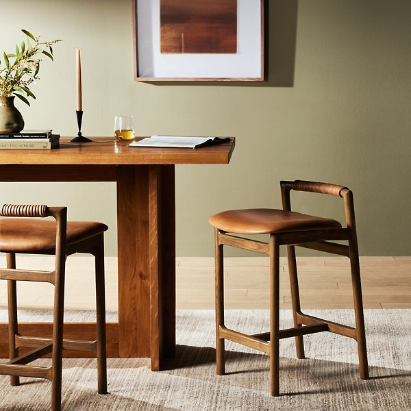 FOUR HANDS | Baden Counter/Bar Stool-Alcala Wheat | $599