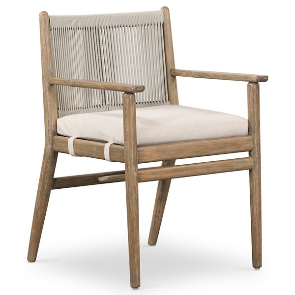 FOUR HANDS | Rosen Outdoor Dining Armchair-Lakin Oat | $599