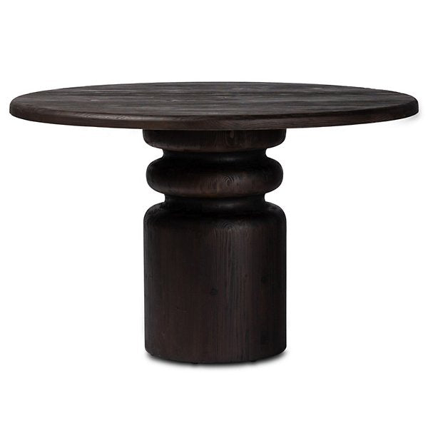 FOUR HANDS | Kerrville Round Dining Table-Burnt Pine | $2,499