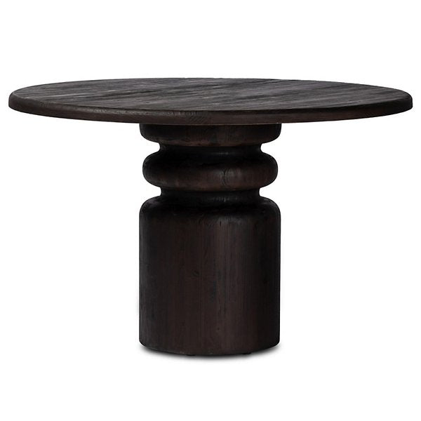 Kerrville Round Dining Table-Burnt Pine